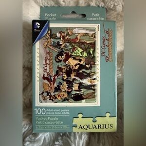 Open Box DC Comics Bombshells Jigsaw Mini Pocket Puzzle 100 Pieces 6.25" X 8"